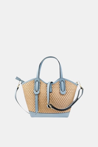 Leren Handtas - Blauw