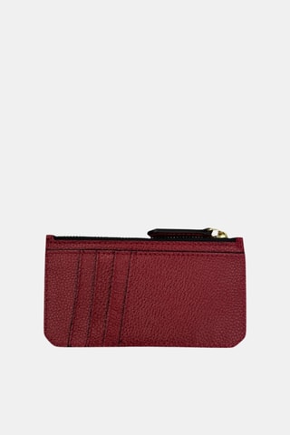 Leren Pasjeshouder - Rood