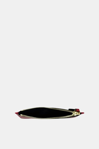 Leren Pasjeshouder - Rood