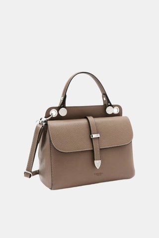 Leren Handtas - Beige
