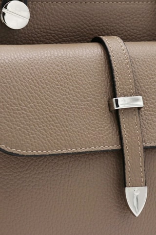 Leren Handtas - Beige