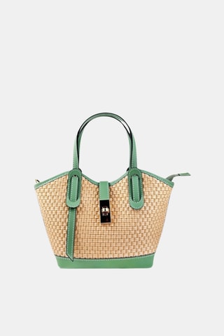 Leren Handtas - Groen