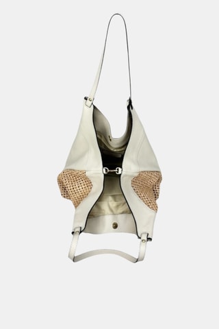 Leren Shopper - Beige