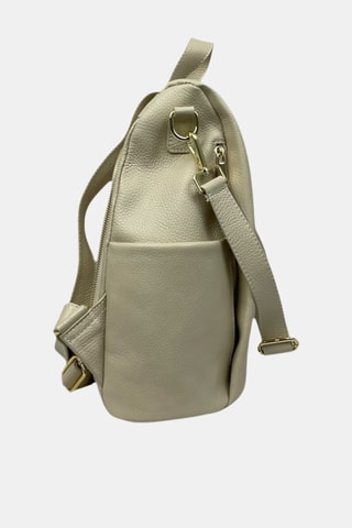 Leren Rugtas - Beige