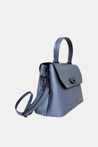 Leren Handtas - Blauw