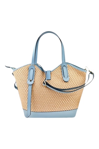 Leren Handtas - Blauw