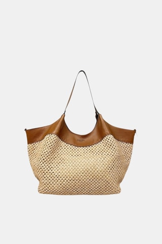 Leren Shopper - Bruin