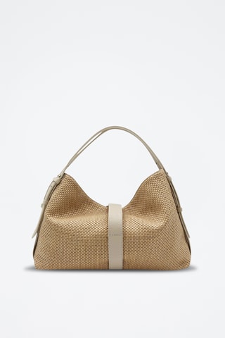 Leren Trendy Handtas Colombo - Beige