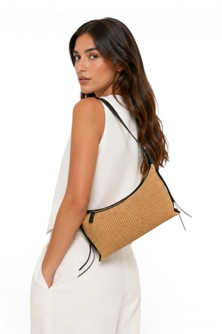 Leren Trendy Handtas Malaga A/S - Paars
