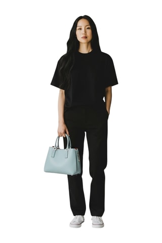 Leren Handtas Cloe S/S - Wit