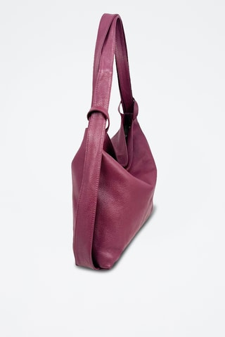 Leren Trendy Handtas Vittoria - Bordeauxrood
