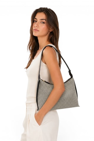 Leren Trendy Handtas Marlon - Beige