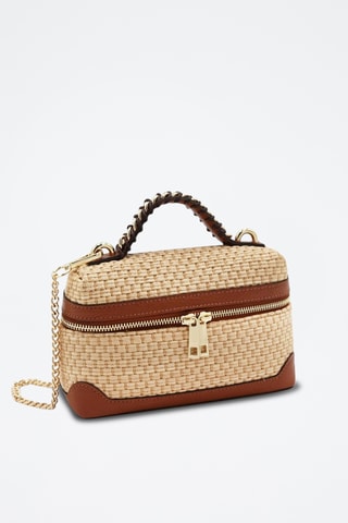 Leren Handtas Malaga - Beige
