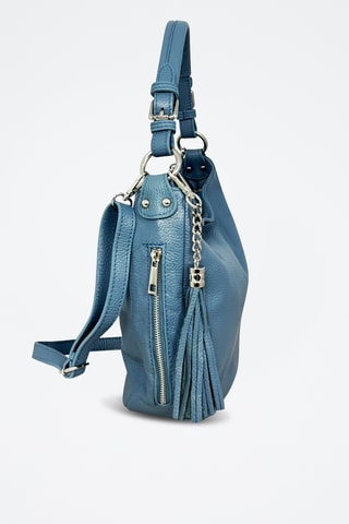Leren Trendy Handtas Annalisa - Blauw
