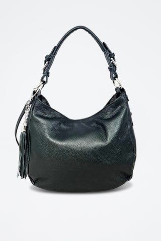 Leren Trendy Handtas Annalisa - Zwart