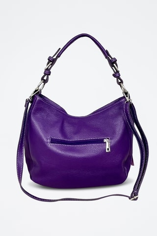 Leren Trendy Handtas Annalisa - Paars
