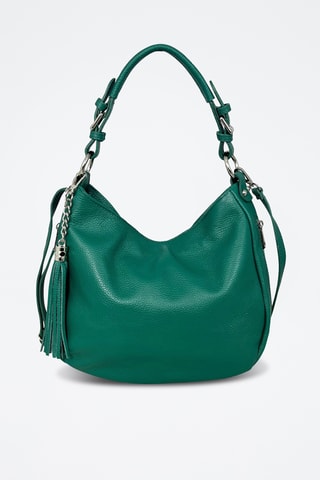 Leren Trendy Handtas Annalisa - Groen