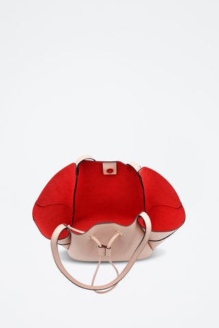 Leren Schoudertas Ginevra - Roze