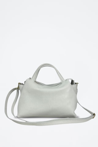 Leren Handtas Algedi Mini - Wit