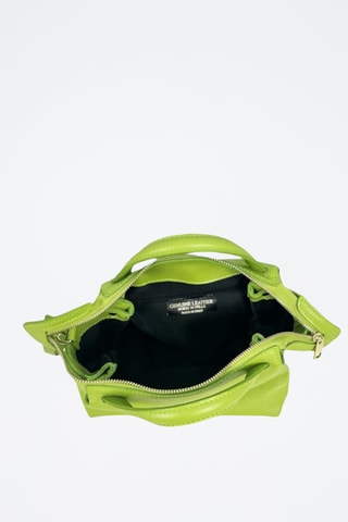 Leren Handtas Algedi Mini - Groen