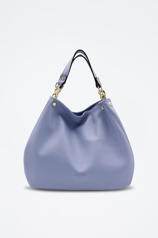 Leren Handtas Ocean - Lichtblauw