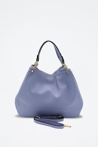 Leren Handtas Ocean - Lichtblauw
