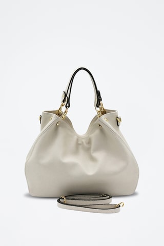 Leren Handtas Ocean - Beige