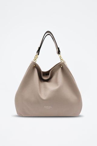 Leren Handtas Ocean - Taupe