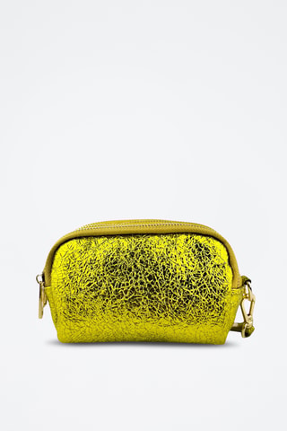 Leren Portemonnee Cosmo Croc - Wit