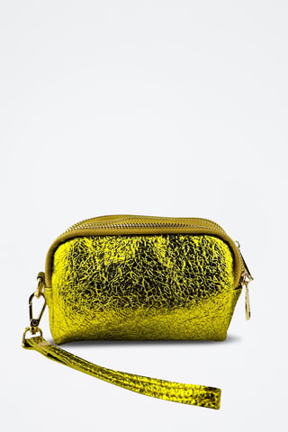 Leren Portemonnee Cosmo Croc - Wit
