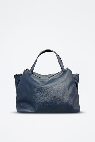 Leren Handtas Algedi - Blauw