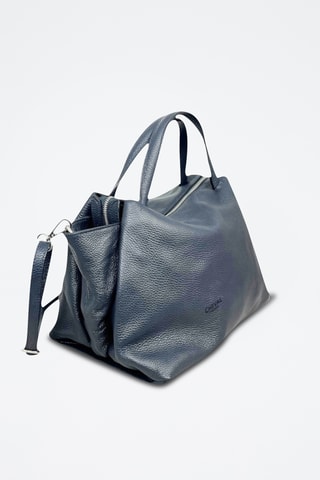 Leren Handtas Algedi - Blauw