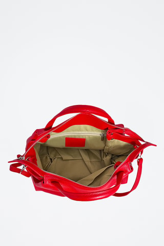 Leren Handtas Algedi - Rood