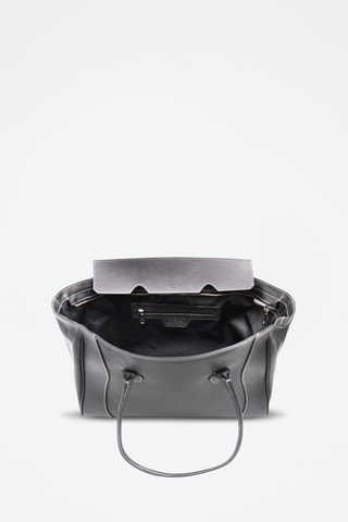 Leren Trendy Handtas Saint Tropez - Zwart