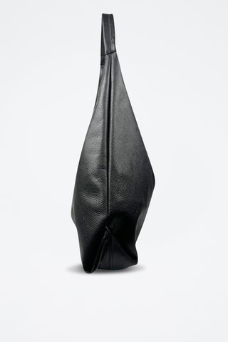 Leren Trendy Handtas Madera - Zwart