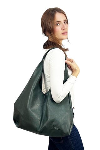 Leren Trendy Handtas Madera - Groen