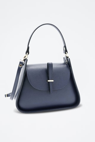 Leren Handtas Errai - Blauw