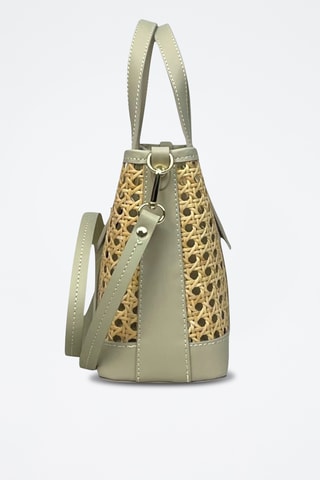 Leren Handtas Luna - Beige