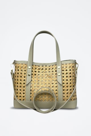 Leren Handtas Luna - Beige