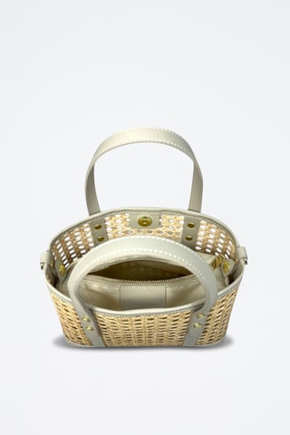 Leren Handtas Luna - Beige