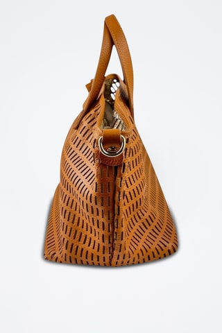 Leren Shopper en Clutch Sarin - Beige