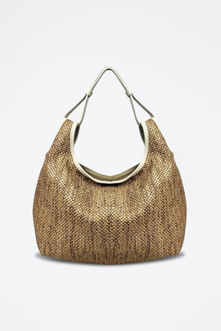 Leren Handtas Piccola Mary - Beige