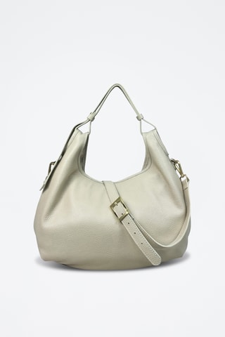 Leren Handtas Piccola Mary - Beige