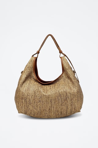 Leren Handtas Piccola Mary - Beige