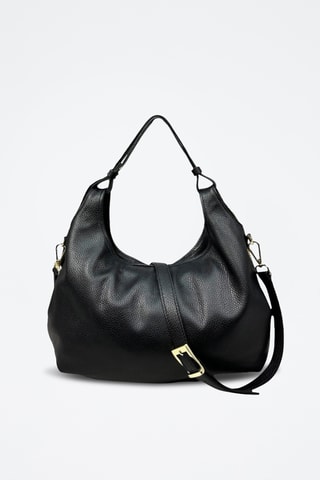 Leren Handtas Piccola Mary - Zwart