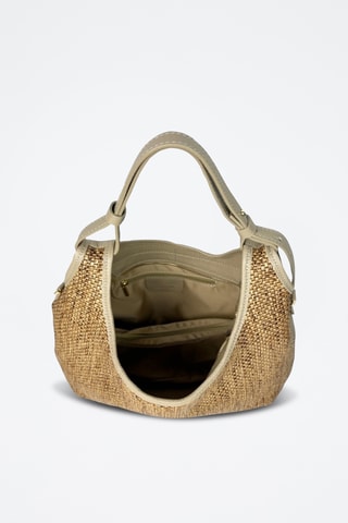 Leren Handtas Piccola Mary - Taupe