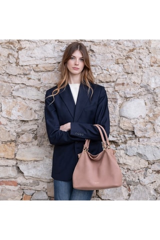 Leren Handtas Cloe - Roze