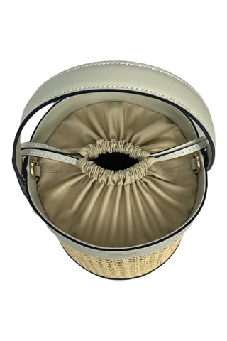 Leren Buideltas - Beige