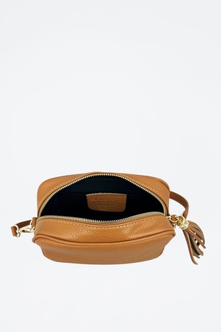 Leren Schoudertas Aquila - Camel - Bruin