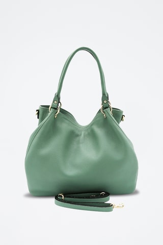 Leren Handtas Cloe - Groen